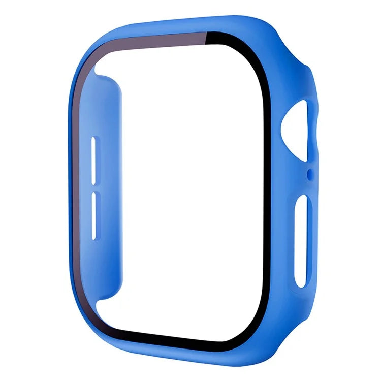 For Apple Watch Series 10 46mm Protective Case All-Around Hard PC Watch Cover with Tempered Glass Film