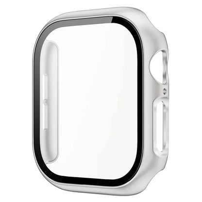 For Apple Watch Series 10 42mm Protective Case All-Around Hard PC Watch Cover with Tempered Glass Film
