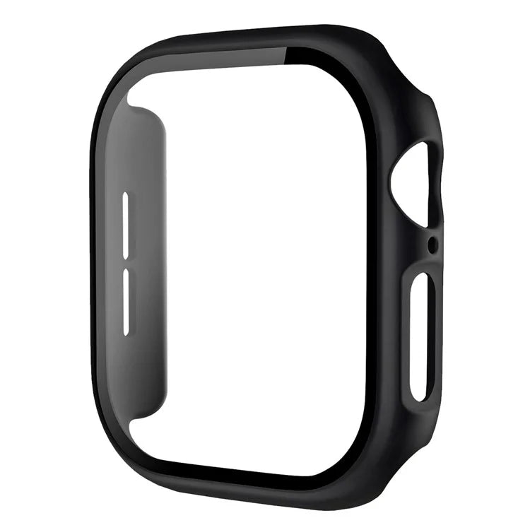 For Apple Watch Series 10 42mm Protective Case All-Around Hard PC Watch Cover with Tempered Glass Film