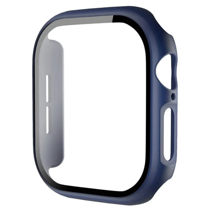 For Apple Watch Series 10 42mm Protective Case All-Around Hard PC Watch Cover with Tempered Glass Film