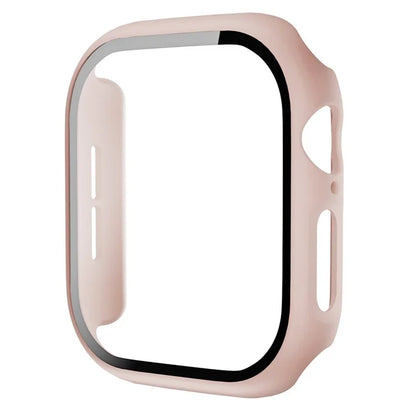 For Apple Watch Series 10 42mm Protective Case All-Around Hard PC Watch Cover with Tempered Glass Film
