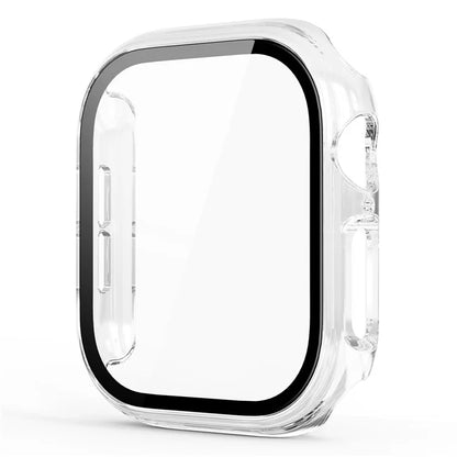 For Apple Watch Series 10 42mm Protective Case All-Around Hard PC Watch Cover with Tempered Glass Film