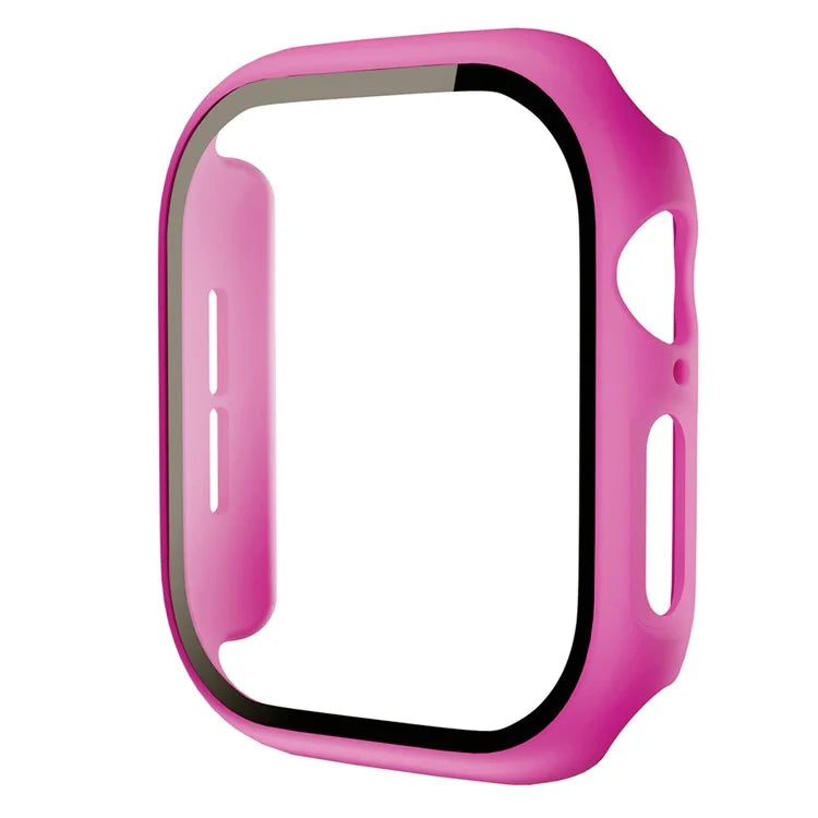 For Apple Watch Series 10 42mm Protective Case All-Around Hard PC Watch Cover with Tempered Glass Film