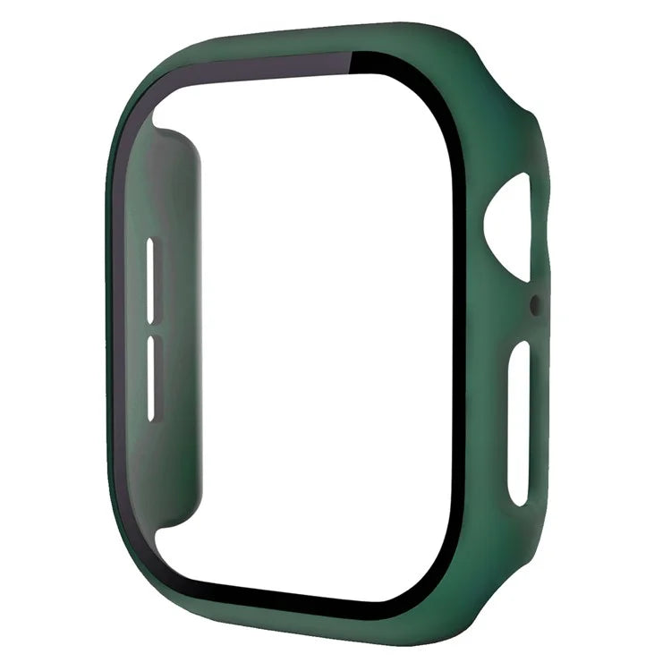 For Apple Watch Series 10 42mm Protective Case All-Around Hard PC Watch Cover with Tempered Glass Film