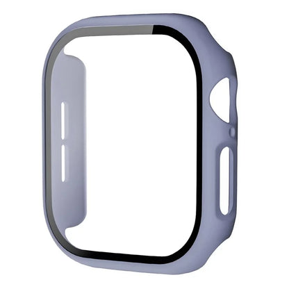 For Apple Watch Series 10 42mm Protective Case All-Around Hard PC Watch Cover with Tempered Glass Film
