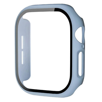 For Apple Watch Series 10 42mm Protective Case All-Around Hard PC Watch Cover with Tempered Glass Film