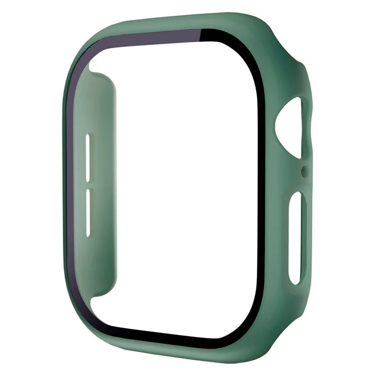 For Apple Watch Series 10 42mm Protective Case All-Around Hard PC Watch Cover with Tempered Glass Film