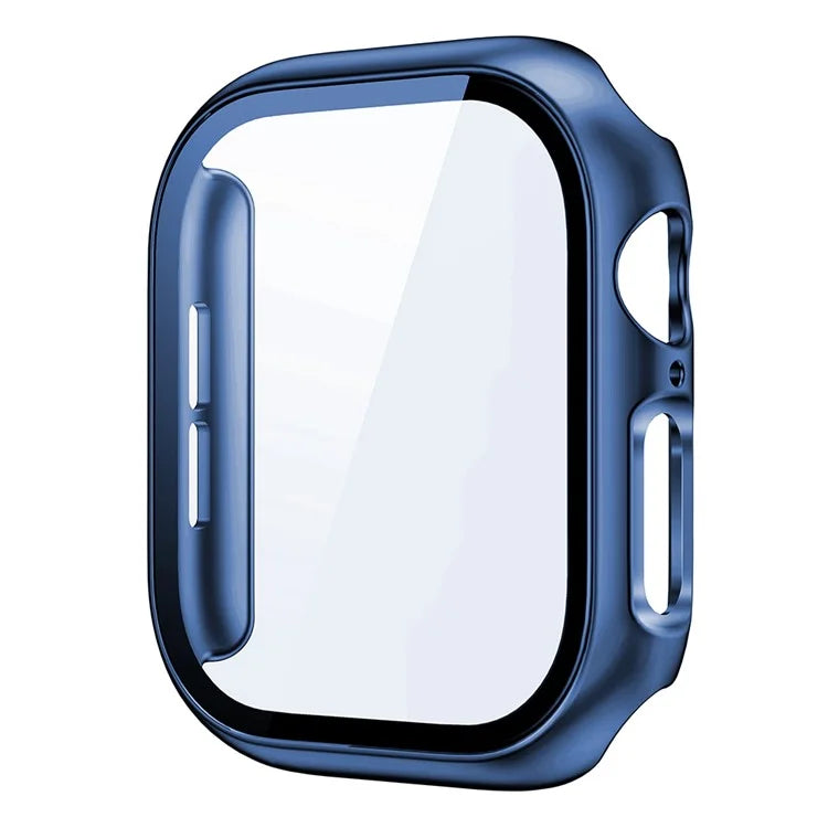For Apple Watch Series 10 42mm Protective Case All-Around Hard PC Watch Cover with Tempered Glass Film