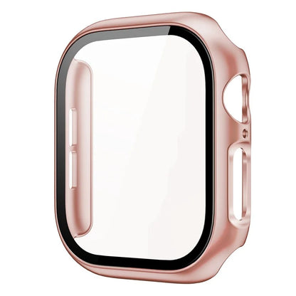 For Apple Watch Series 10 42mm Protective Case All-Around Hard PC Watch Cover with Tempered Glass Film