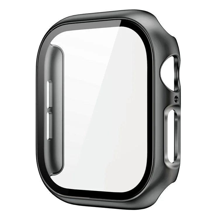For Apple Watch Series 10 42mm Protective Case All-Around Hard PC Watch Cover with Tempered Glass Film