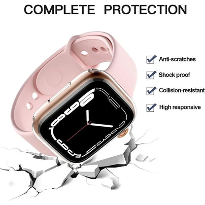 For Apple Watch Series 10 42mm Transparent Watch Case Quick Release TPU Cover Smart Watch Protective Case