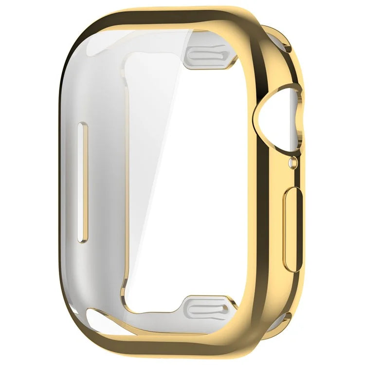 For Apple Watch Series 10 42mm Full Coverage Watch Cover Electroplated TPU Watch Case
