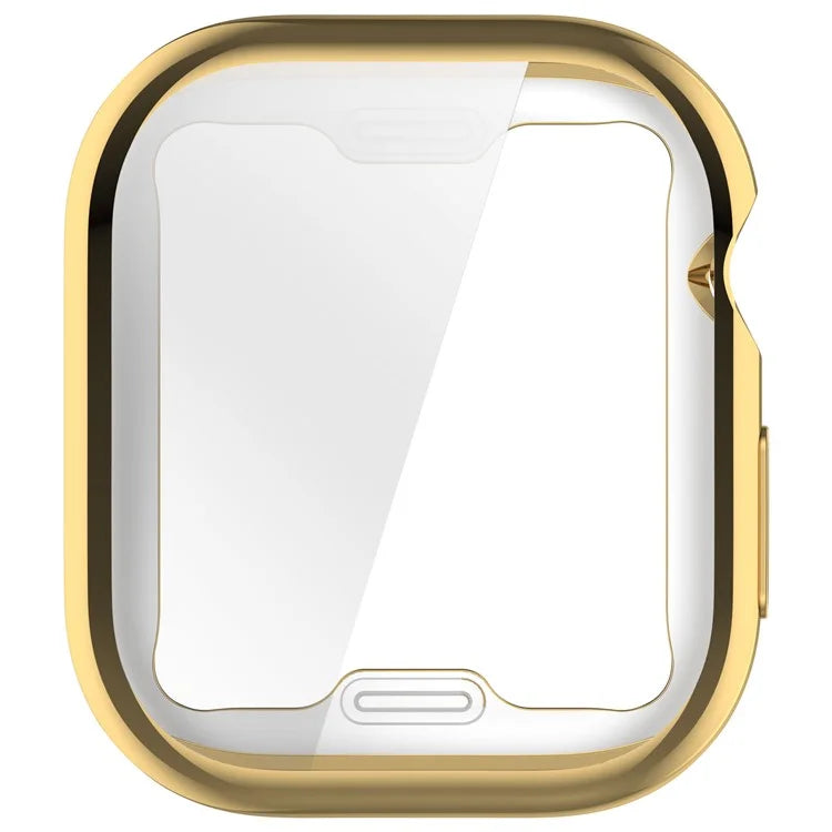 For Apple Watch Series 10 42mm Full Coverage Watch Cover Electroplated TPU Watch Case