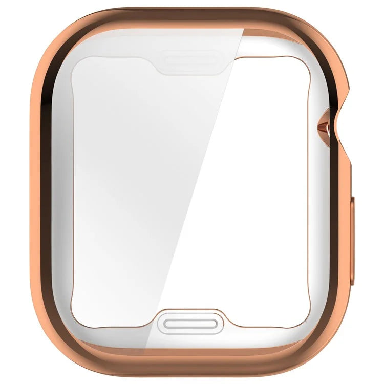 For Apple Watch Series 10 42mm Full Coverage Watch Cover Electroplated TPU Watch Case