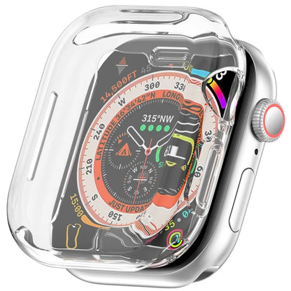 For Apple Watch Series 10 42mm Full Coverage Watch Cover Electroplated TPU Watch Case