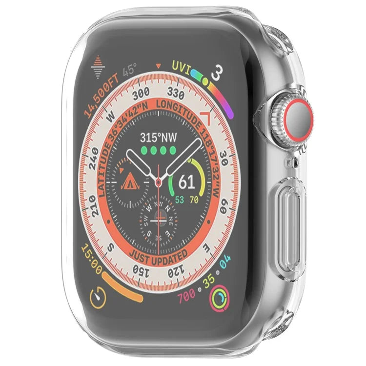For Apple Watch Series 10 42mm Full Coverage Watch Cover Electroplated TPU Watch Case