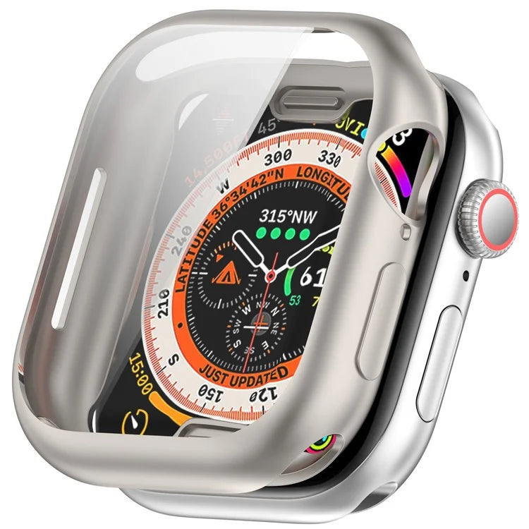 For Apple Watch Series 10 42mm Full Coverage Watch Cover Electroplated TPU Watch Case