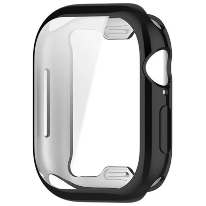 For Apple Watch Series 10 46mm Full Coverage Watch Cover Electroplated TPU Watch Case