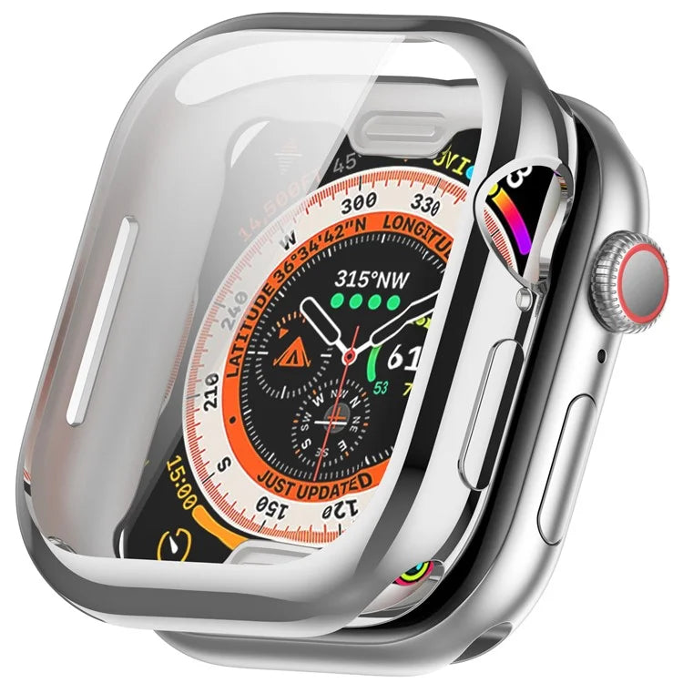 For Apple Watch Series 10 46mm Full Coverage Watch Cover Electroplated TPU Watch Case