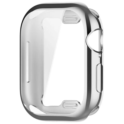 For Apple Watch Series 10 46mm Full Coverage Watch Cover Electroplated TPU Watch Case