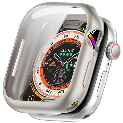 For Apple Watch Series 10 46mm Full Coverage Watch Cover Electroplated TPU Watch Case