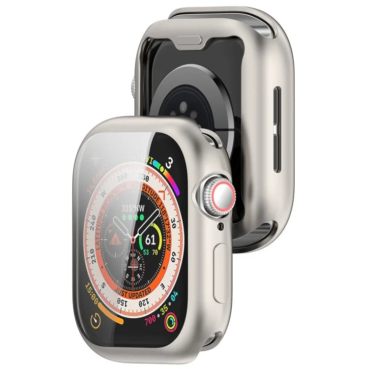 For Apple Watch Series 10 46mm Full Coverage Watch Cover Electroplated TPU Watch Case