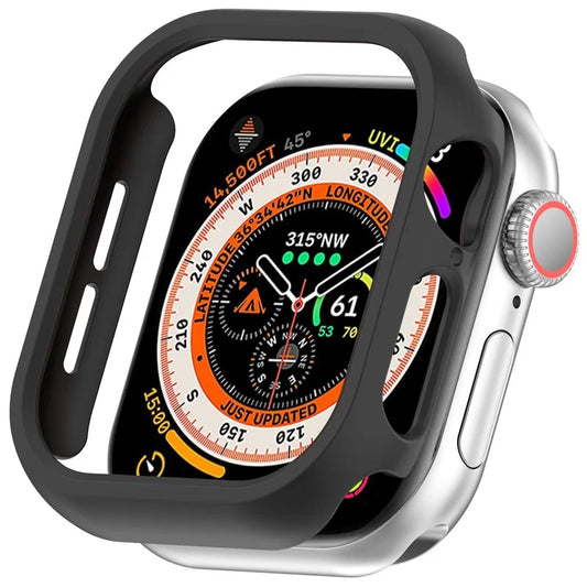 For Apple Watch Series 10 42mm Half Coverage Hollow-Out Protective Cover PC Watch Frame Case