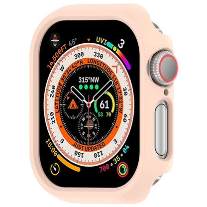 For Apple Watch Series 10 42mm Half Coverage Hollow-Out Protective Cover PC Watch Frame Case