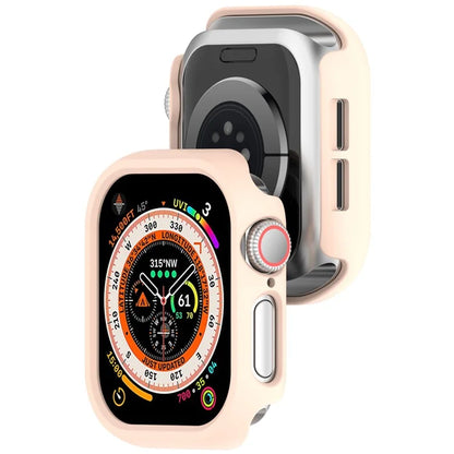 For Apple Watch Series 10 42mm Half Coverage Hollow-Out Protective Cover PC Watch Frame Case