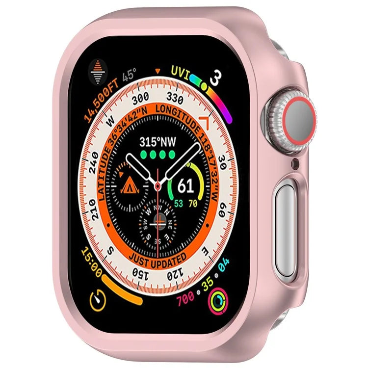 For Apple Watch Series 10 42mm Half Coverage Hollow-Out Protective Cover PC Watch Frame Case