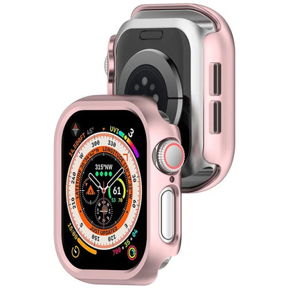 For Apple Watch Series 10 42mm Half Coverage Hollow-Out Protective Cover PC Watch Frame Case