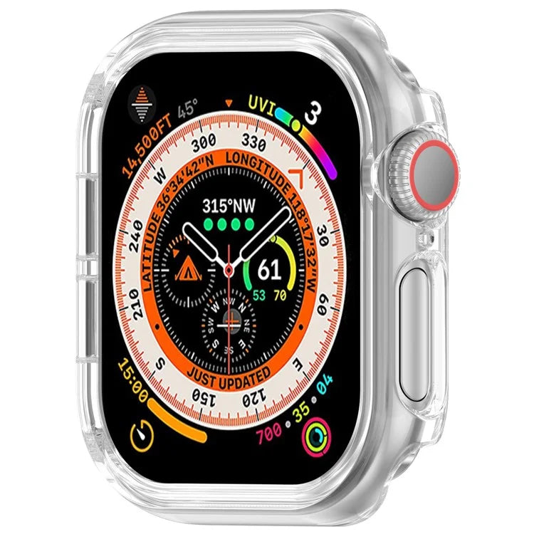 For Apple Watch Series 10 42mm Half Coverage Hollow-Out Protective Cover PC Watch Frame Case