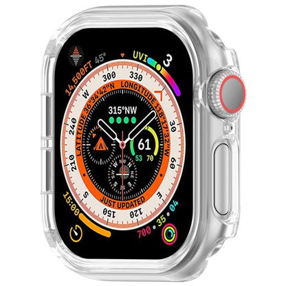 For Apple Watch Series 10 42mm Half Coverage Hollow-Out Protective Cover PC Watch Frame Case