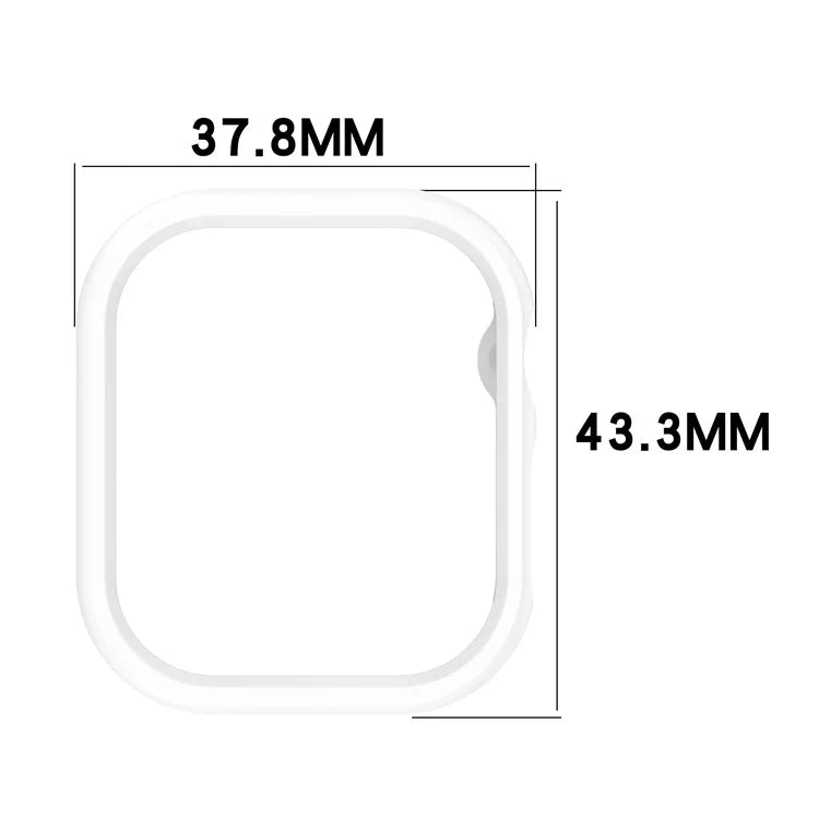 For Apple Watch Series 10 42mm Half Coverage Hollow-Out Protective Cover PC Watch Frame Case