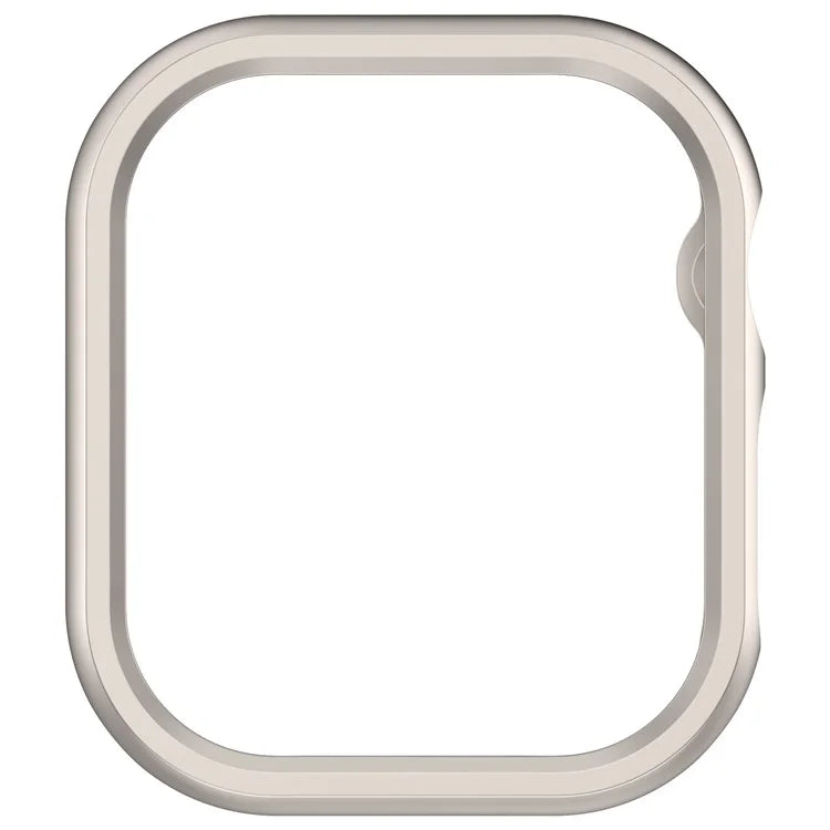 For Apple Watch Series 10 42mm Half Coverage Hollow-Out Protective Cover PC Watch Frame Case