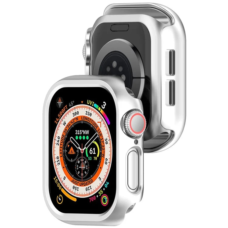 For Apple Watch Series 10 42mm Half Coverage Hollow-Out Protective Cover PC Watch Frame Case
