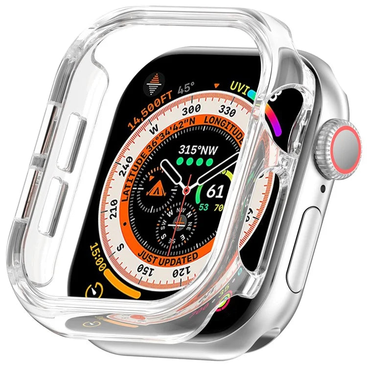 For Apple Watch Series 10 46mm Half Coverage Hollow-Out Protective Cover PC Watch Frame Case