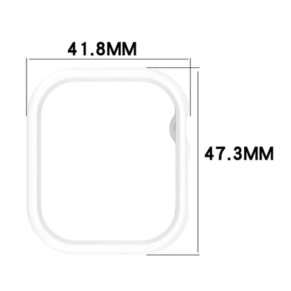 For Apple Watch Series 10 46mm Half Coverage Hollow-Out Protective Cover PC Watch Frame Case