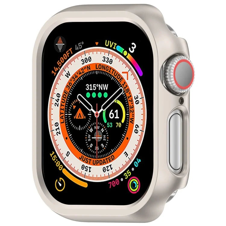 For Apple Watch Series 10 46mm Half Coverage Hollow-Out Protective Cover PC Watch Frame Case