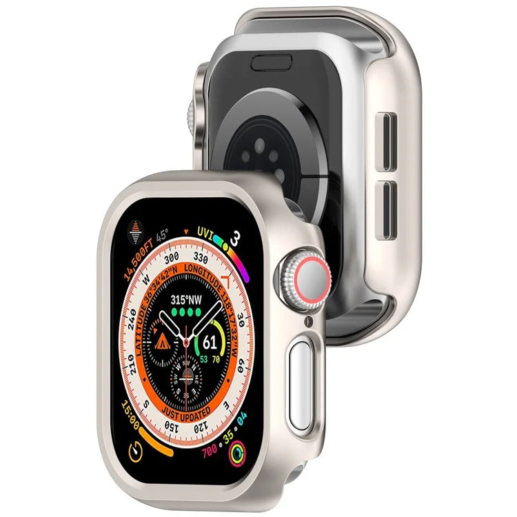 For Apple Watch Series 10 46mm Half Coverage Hollow-Out Protective Cover PC Watch Frame Case