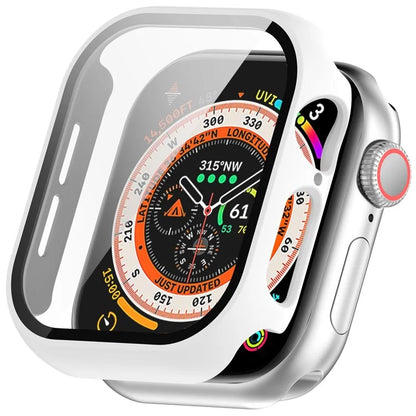 For Apple Watch Series 10 42mm Watch Case Hard PC Cover with Tempered Glass Screen Film