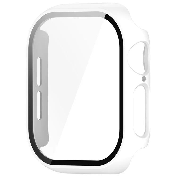 For Apple Watch Series 10 42mm Watch Case Hard PC Cover with Tempered Glass Screen Film