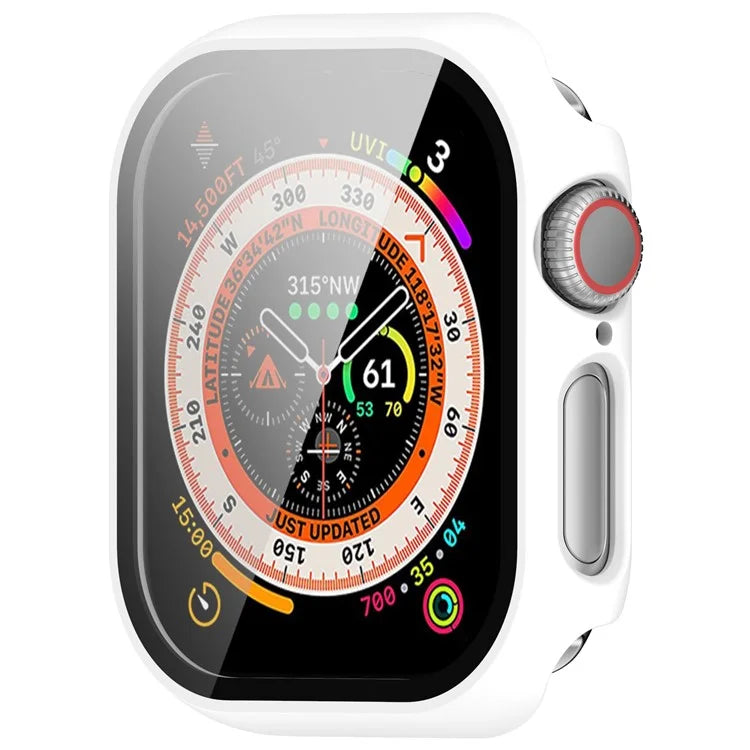 For Apple Watch Series 10 42mm Watch Case Hard PC Cover with Tempered Glass Screen Film