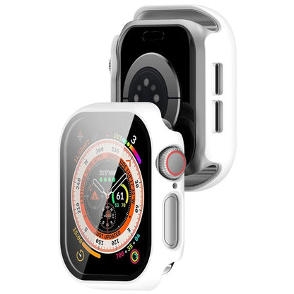 For Apple Watch Series 10 42mm Watch Case Hard PC Cover with Tempered Glass Screen Film
