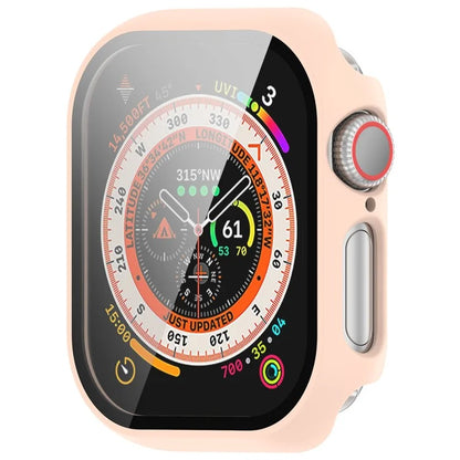 For Apple Watch Series 10 42mm Watch Case Hard PC Cover with Tempered Glass Screen Film