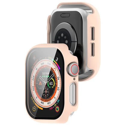 For Apple Watch Series 10 42mm Watch Case Hard PC Cover with Tempered Glass Screen Film