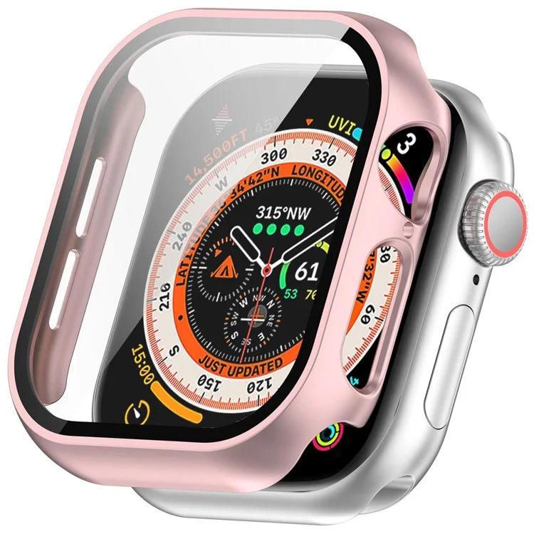 For Apple Watch Series 10 42mm Watch Case Hard PC Cover with Tempered Glass Screen Film