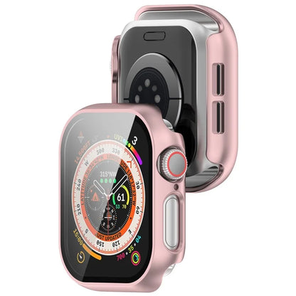 For Apple Watch Series 10 42mm Watch Case Hard PC Cover with Tempered Glass Screen Film