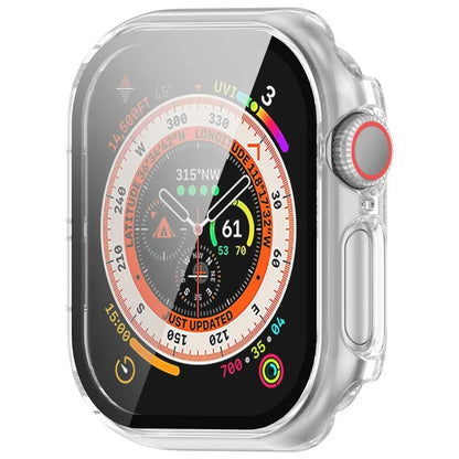 For Apple Watch Series 10 42mm Watch Case Hard PC Cover with Tempered Glass Screen Film