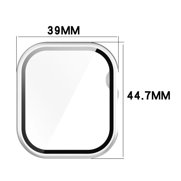 For Apple Watch Series 10 42mm Watch Case Hard PC Cover with Tempered Glass Screen Film